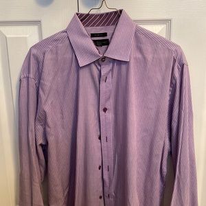 Men’s JHane Barnes dress shirts slim fit. Neck size 17 sleeve 34/35